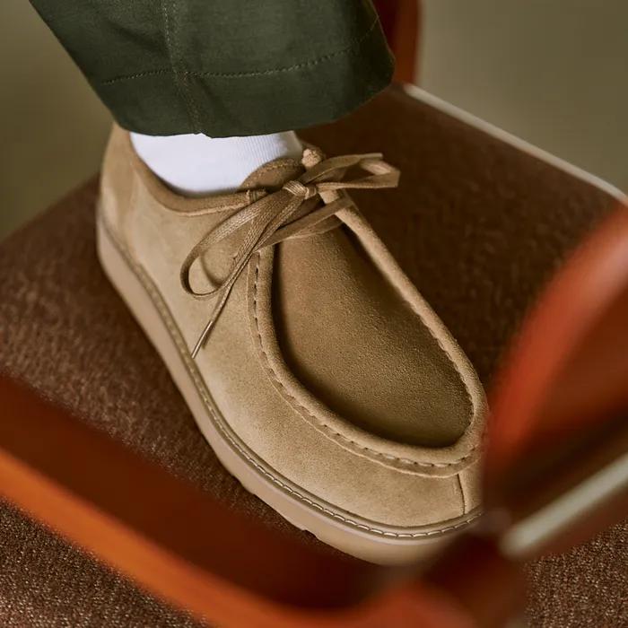 트래비스 스웨이드 모크슈즈 4cm (CR0070SSB)