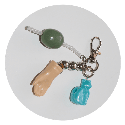 코지 키체인 {해피캣}