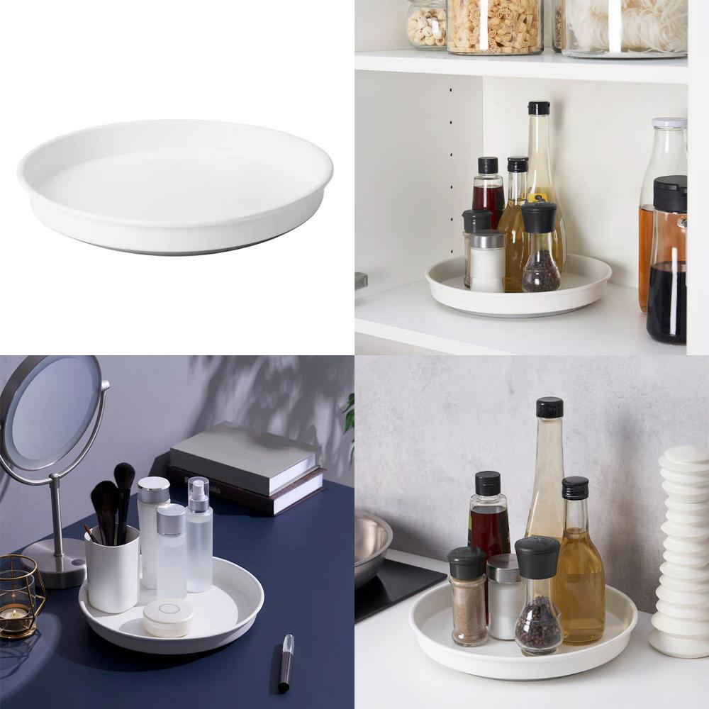 이케아 스틸 회전양념통 수납정리대 360도 회전트레이 양념장수납정리 바리에라