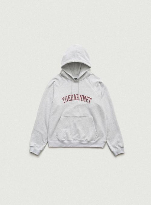Oversized Coma Pullover Hoodie_Melange grey