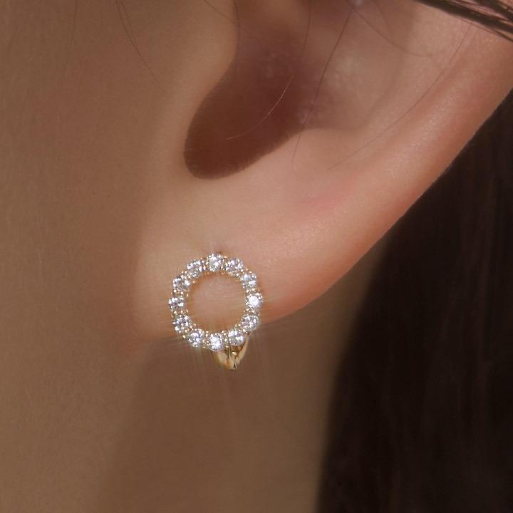 [김혜윤착용] 14k post 클루아 원터치 링귀걸이