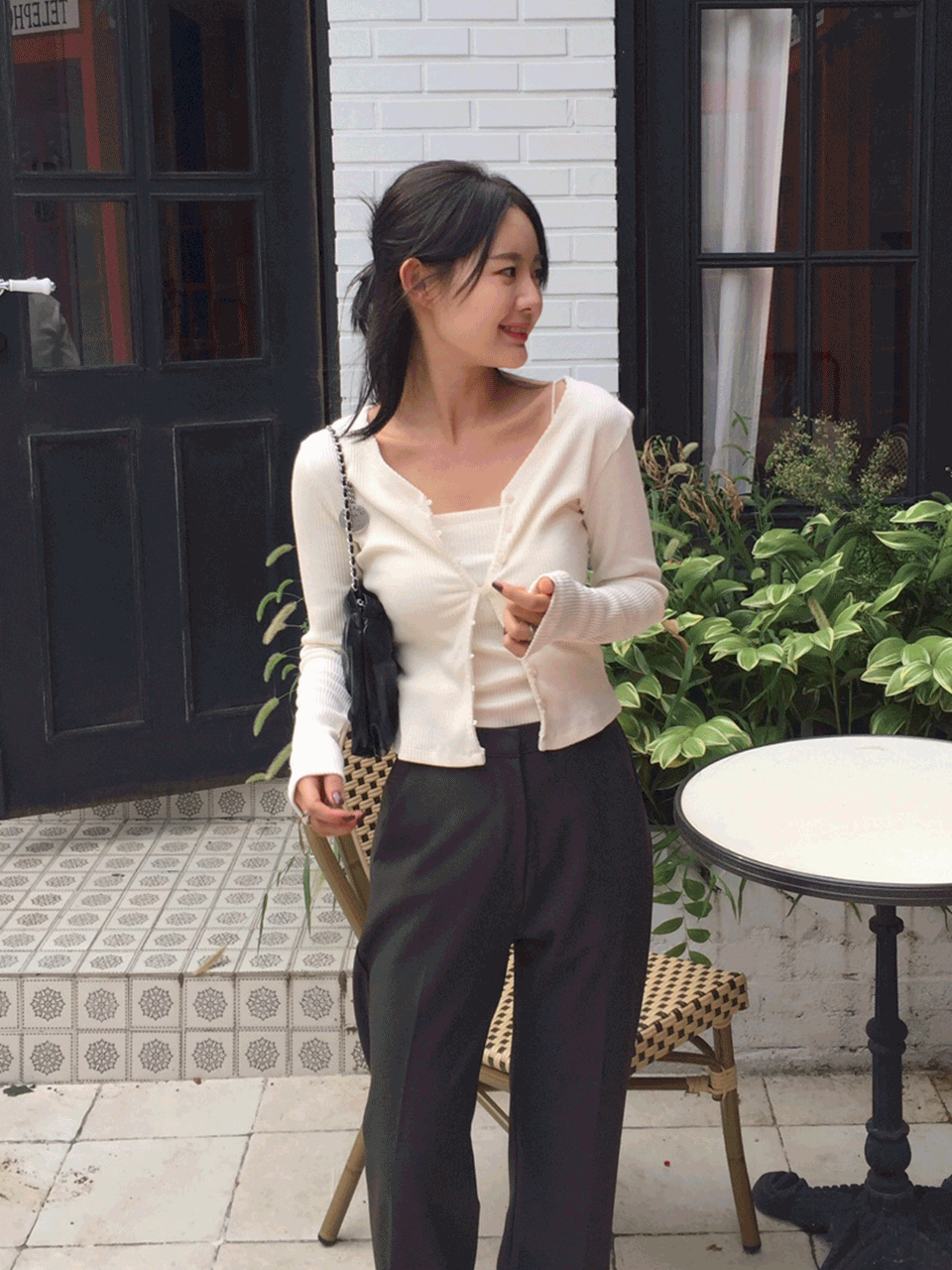 오닛 골지 가디건(4color)