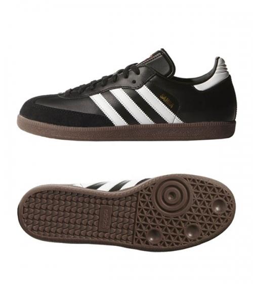 [해외] 아디다스 남성 로우탑 스니커즈 아디다스 오리지널 삼바 블랙/화이트 019000 쌈바 제니 운동화