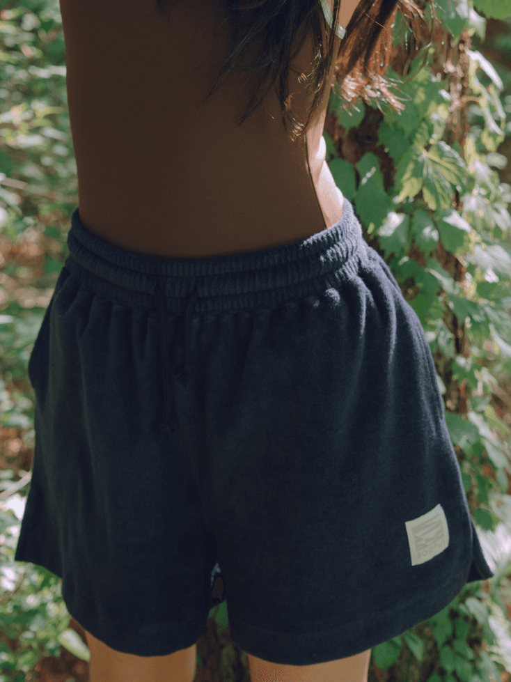 Organic cotton Terry Shorts in Navy_오가닉 코튼 테리 쇼츠 네이비