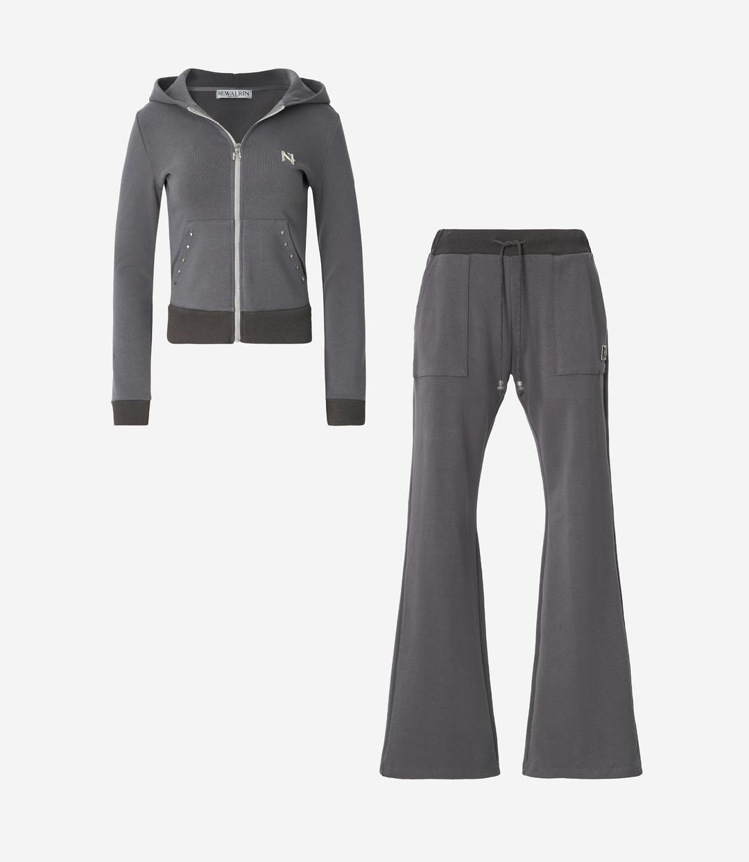 NEWALRIN Emblem Studded Tracksuit