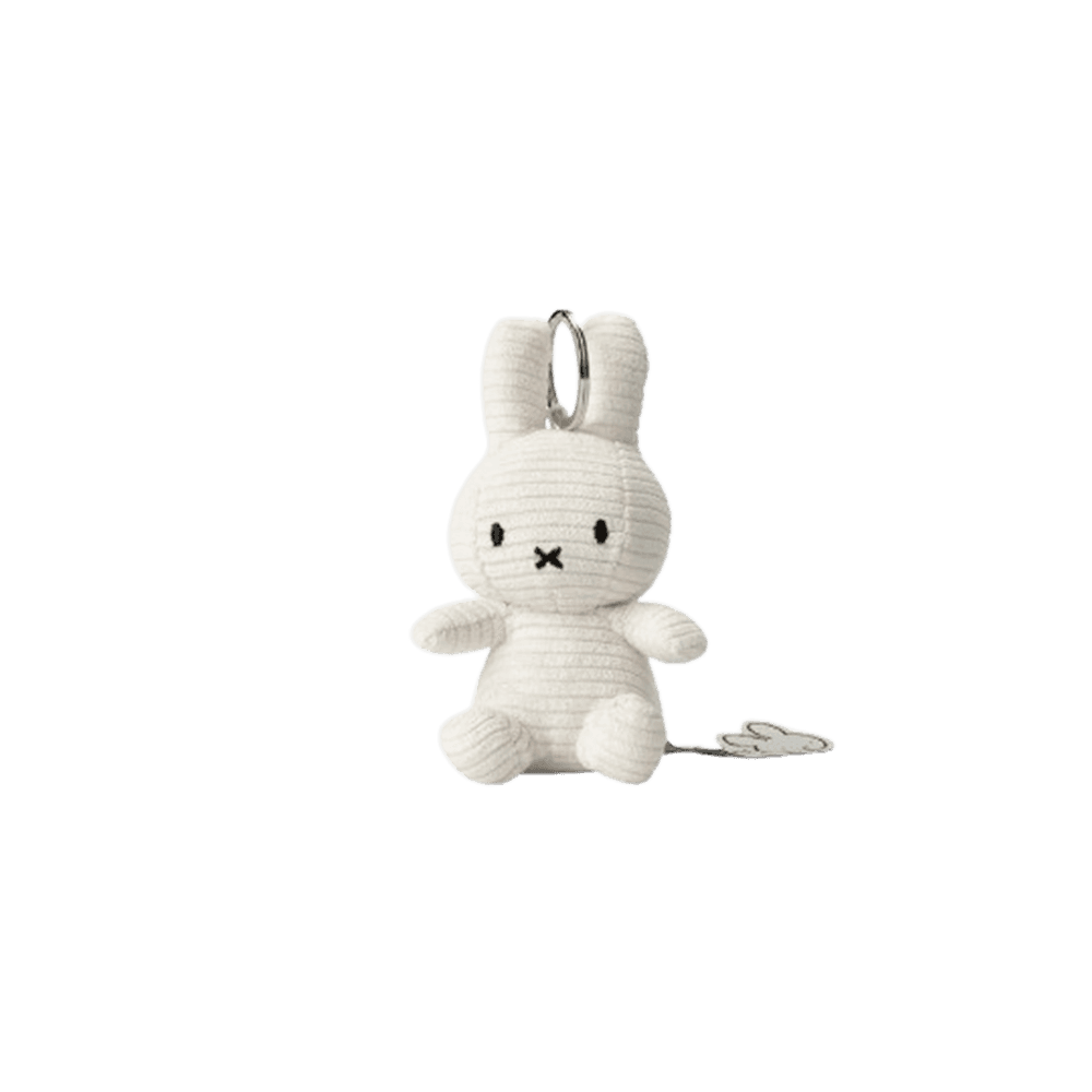 본 톤 토이 미피 키체인 코듀로이 오프 화이트