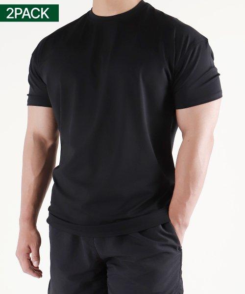[2Pack] 코트나 무지 머슬핏 반팔 티셔츠