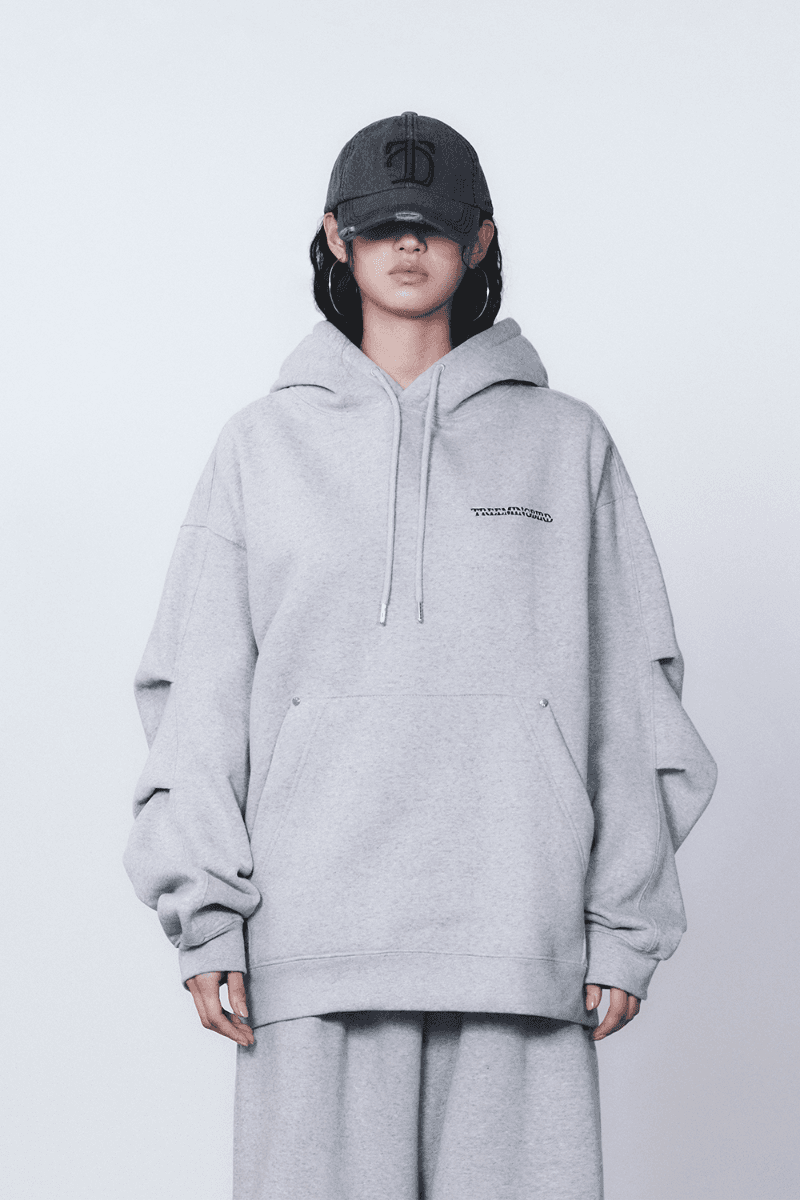 RENEWAL) Rivet Sweat Set-up Hoodie [ Gray ]