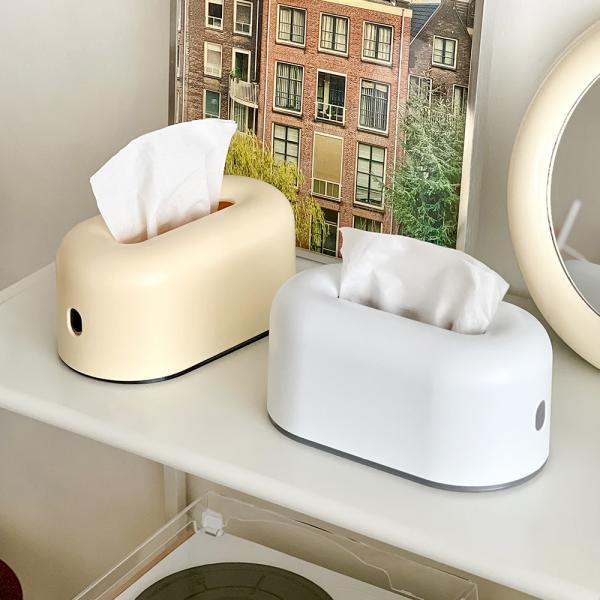 오벌 라운드 휴지 케이스 캡슐 냅킨 티슈 물티슈 2colors