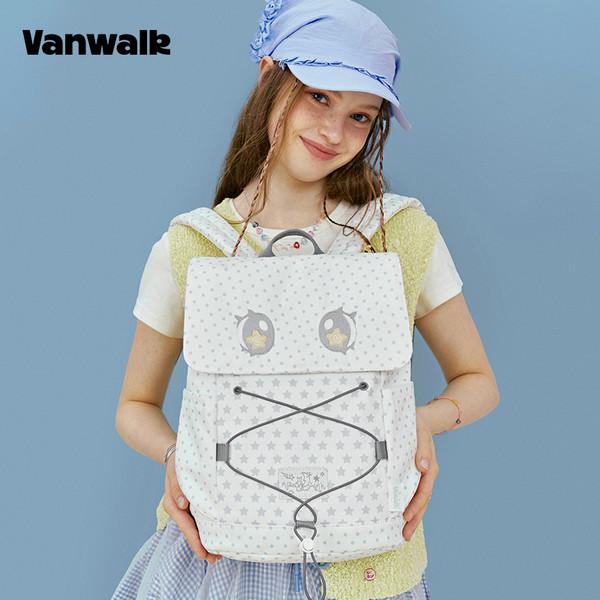 빅 아이즈 스트링 백팩 / 화이트