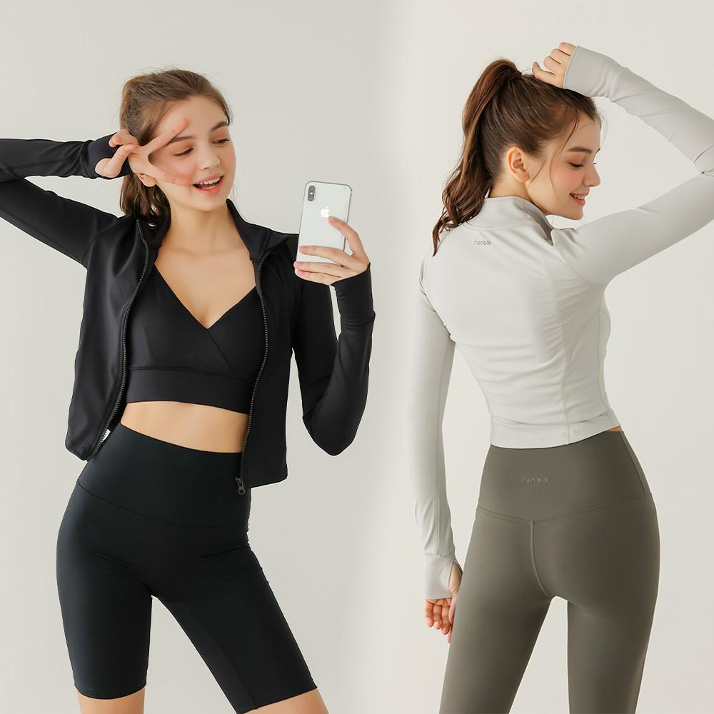 심플 베리 집업 1&1 [11color/보정집업/원조크롭집업]