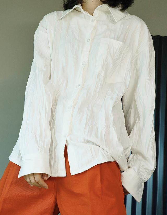 Crease loose fit shirts (2 Color)