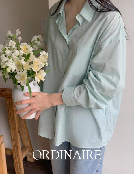 [ordinaire] 바스 셔츠 (5color/단독주문시당일발송)