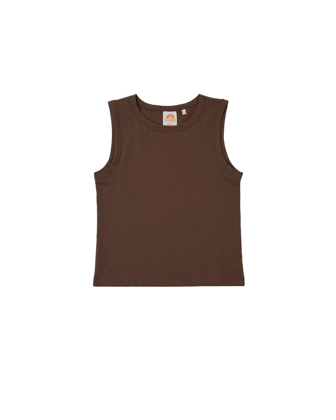HS Basic Sleeveless (W)_Brown