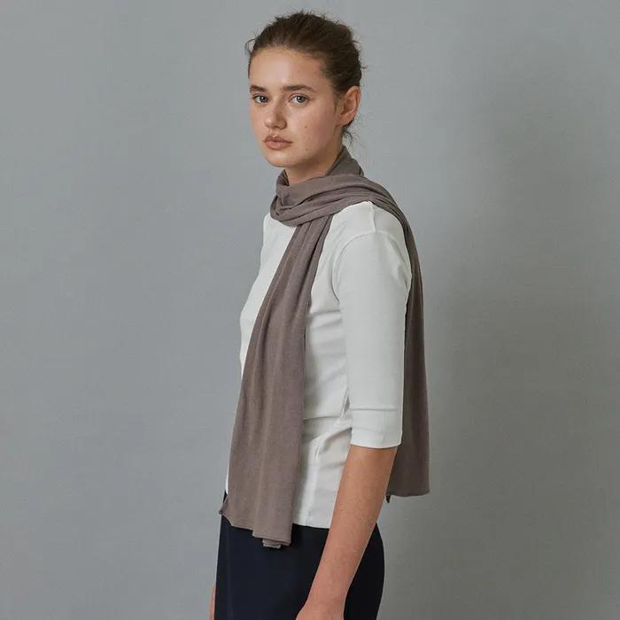 [4차 리오더] Cotton scarf (Brown)
