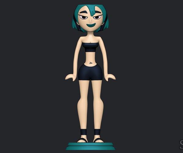 ArtStation - Gwen Swimsuit - Total Drama 3D print model | Resources