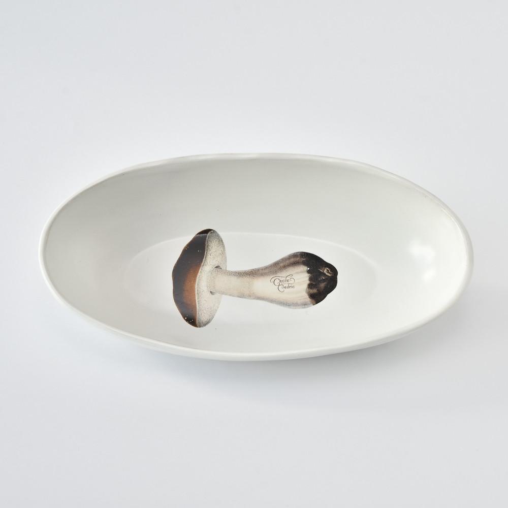 [세실 앤 세드릭] MUSHROOM CERAMIC PASTA BOWL 버섯 파스타 볼