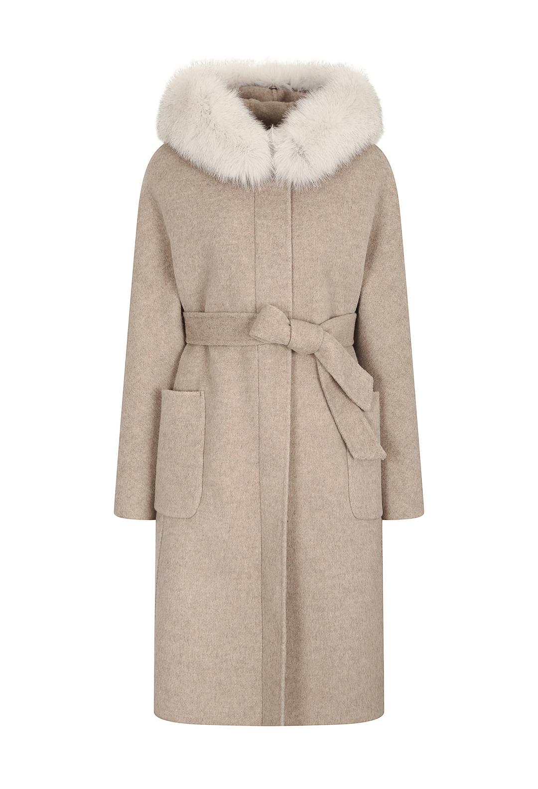 JJ지고트 폭스 후드 집업 울 코트 (LIGHT BEIGE) GLCA0CTR8