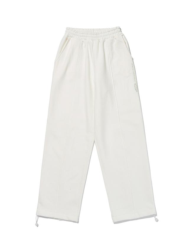Pin wide sweatpants [ivory]