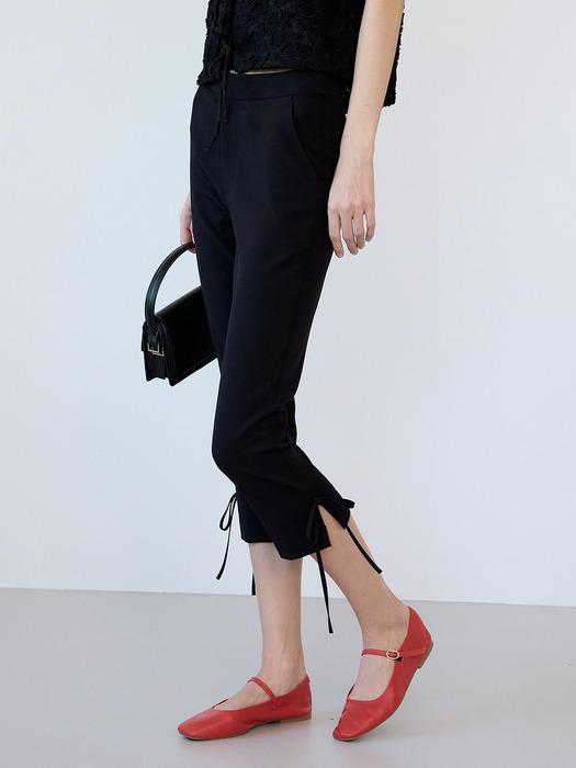 Ribbon Tie Crop Pant