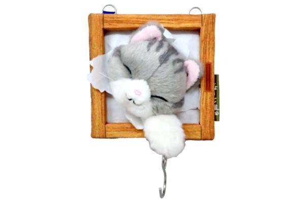 【楽天市場】オリジナル　しょーじ猫　壁掛けフックさばとら　猫　ネコ　ねこ　動物　アニマル　フック　キーフック　マグネット　整理　インテリア　雑貨　グッズ　かわいい：ＡＯＩデパート