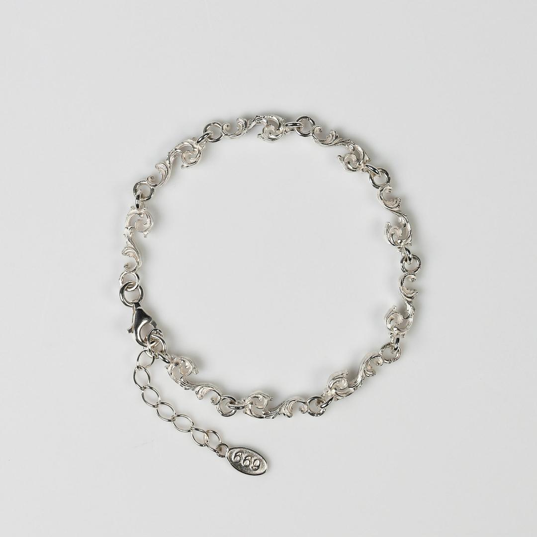 Baroque Frame Bracelet #1_SILVER