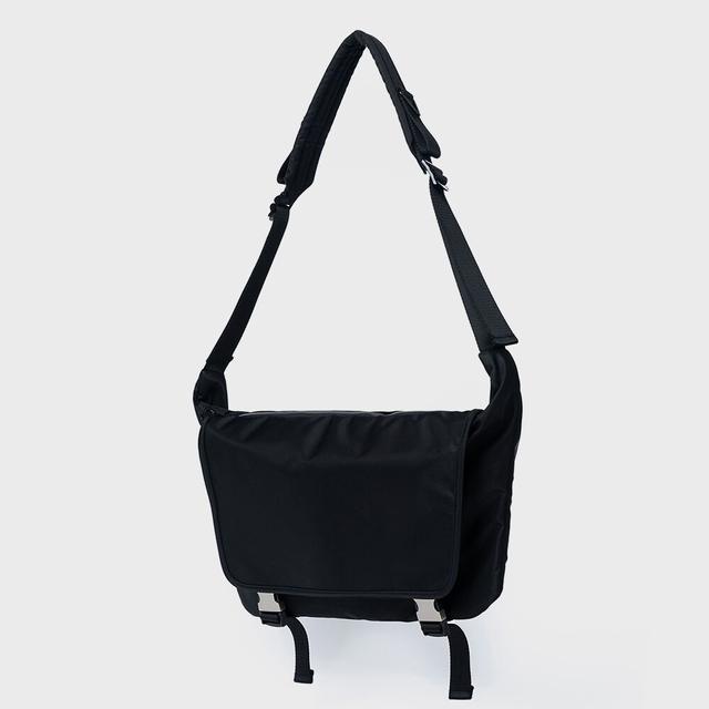 [HAH ARCHIVE] 2BUCKLE BIKER MESSENGER BAG (BLACK)