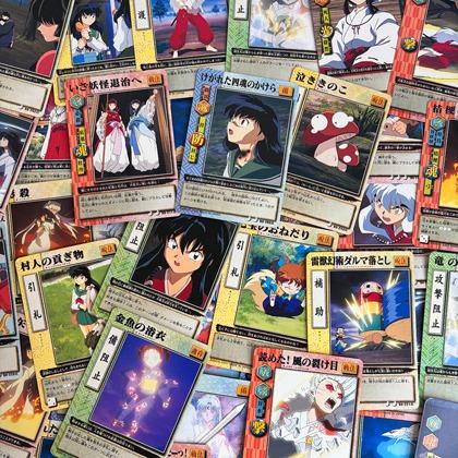 이누야샤 캐릭터 레트로 고전카드 랜덤 1매