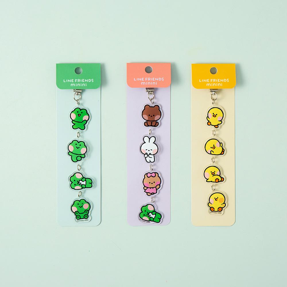 라인프렌즈 미니니 줄줄이키링