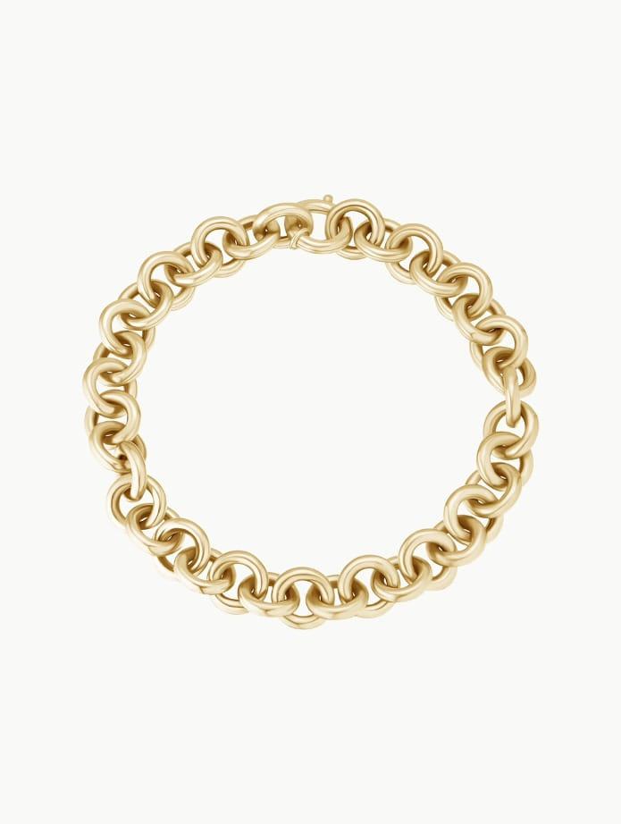 14k Eternal round chain bracelet