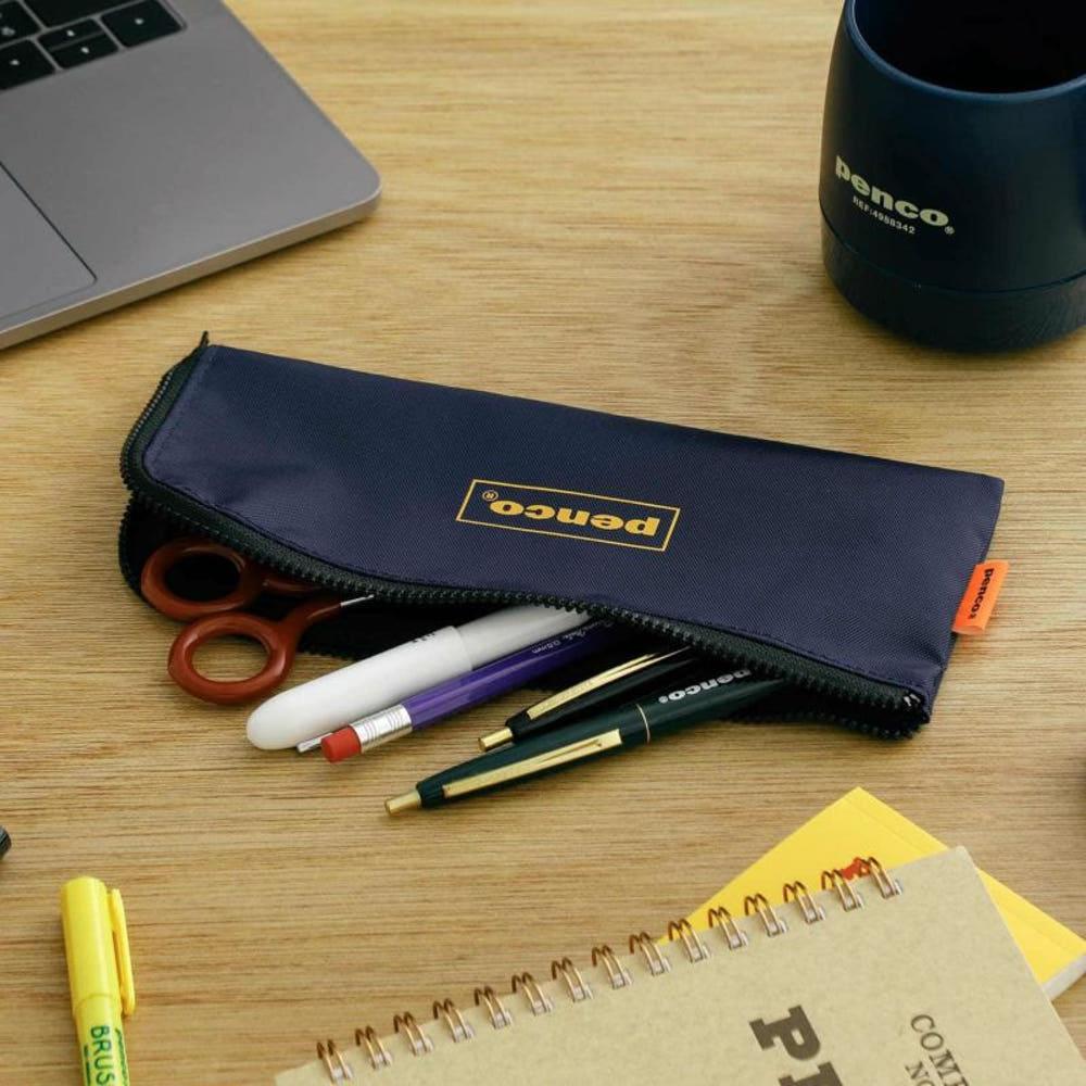 [펜코]PENCO 펜코 플랫 펜 케이스 Penco Flat Pen Case 납작한 필통, 붓 파우치 5컬러