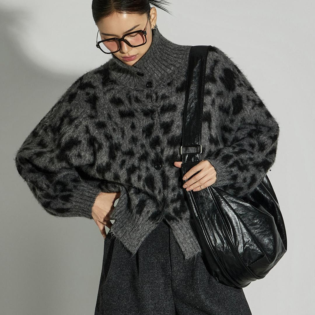 J2905 레오파드 가디건