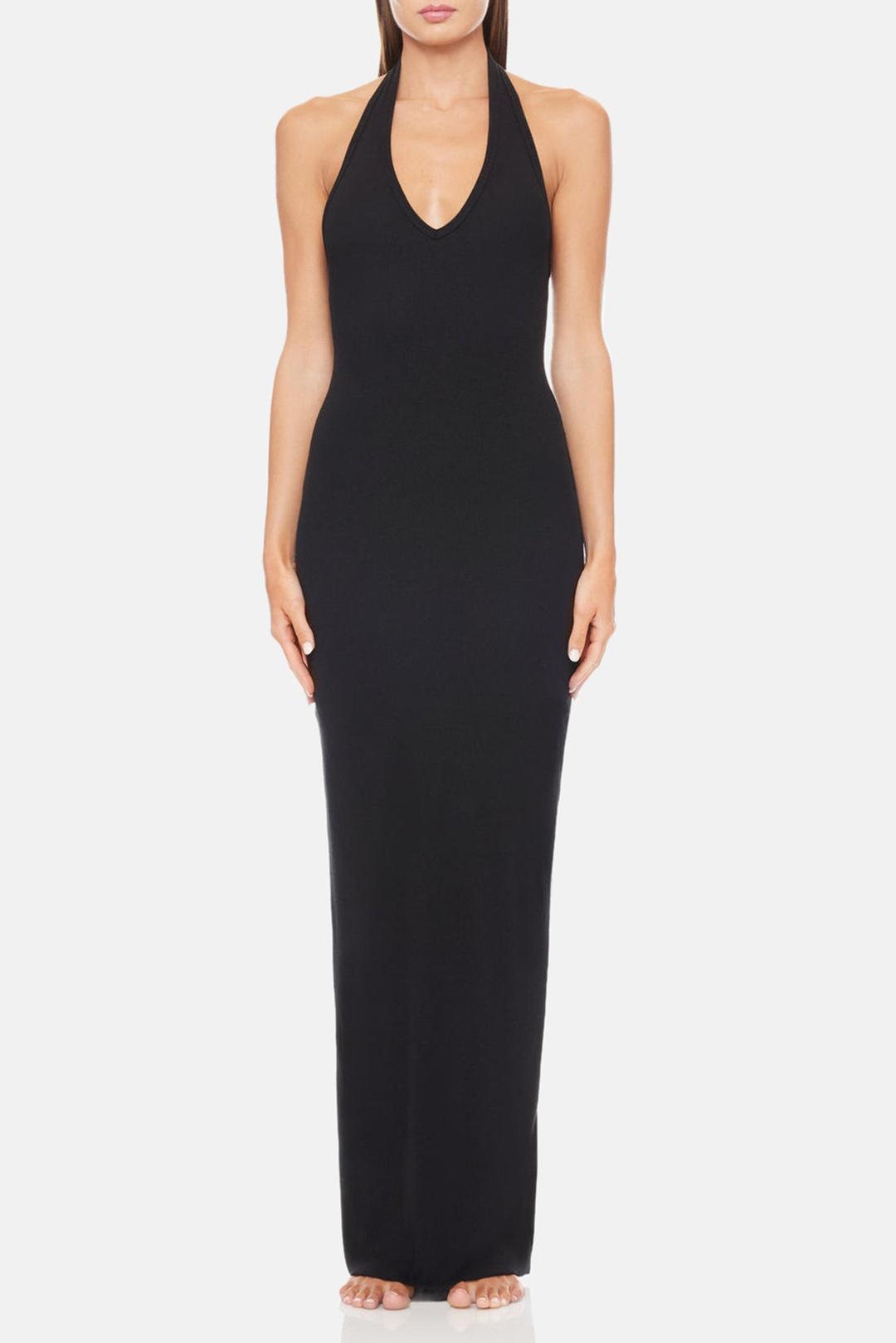 TERNE Halter Maxi Dress - Black