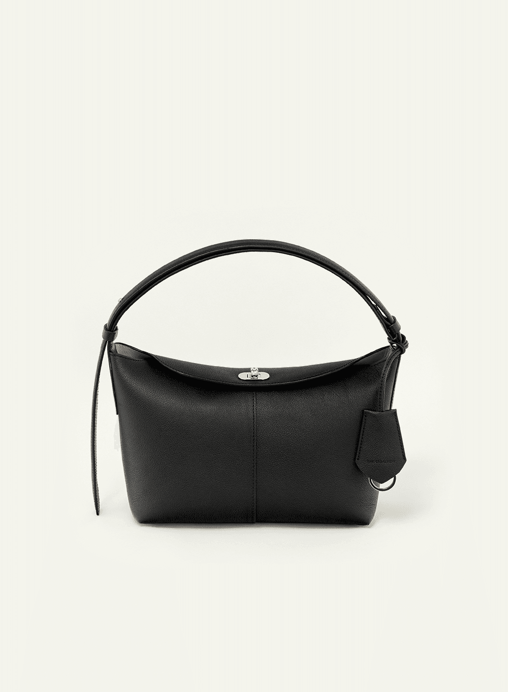[BACK IN STOCK 10/24] SS24 Clouet Flap Leather Tote Bag Black