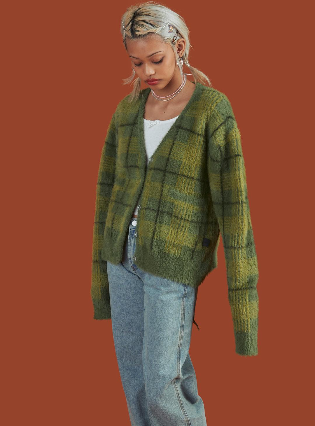 Ty Cardigan - S / Multi Green