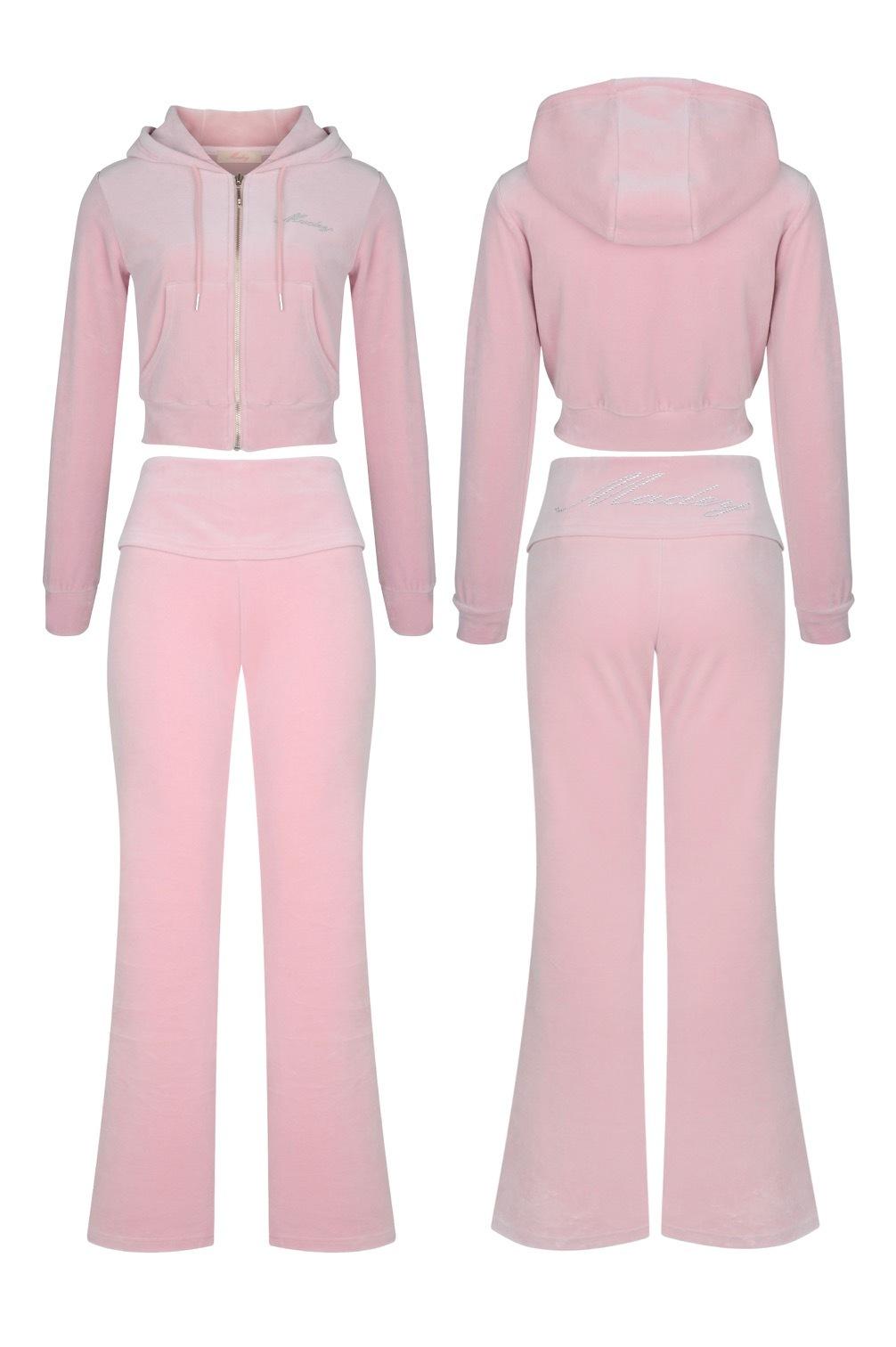 Luster Velour Set_Pink