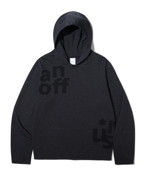 시프트 레터 후드 슬리브 (블랙)