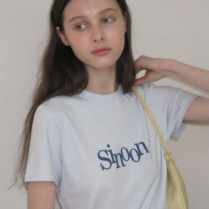 Sinoon Signature Logo T-Shirts (Sky Blue)