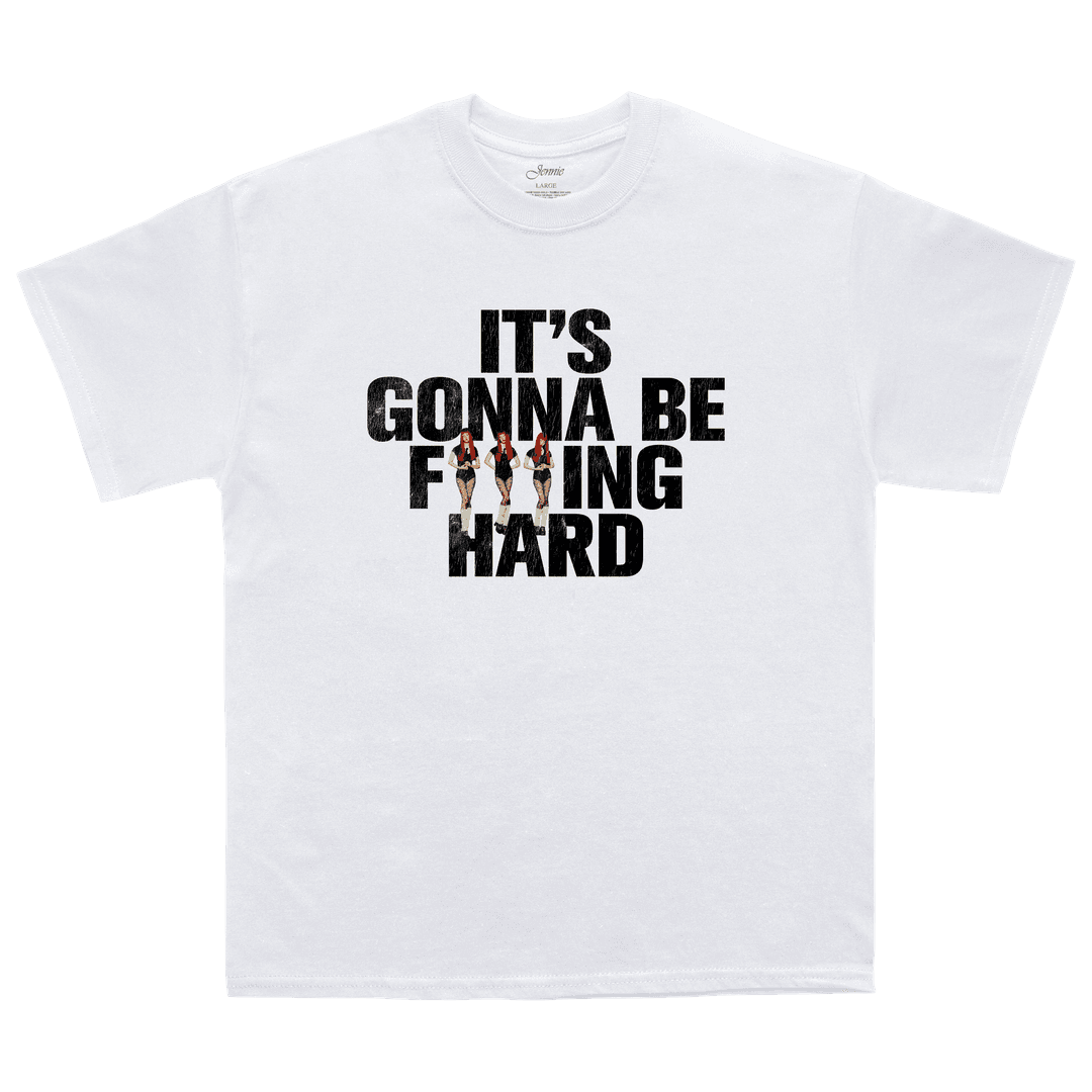 Like Jennie Statement Tee Black