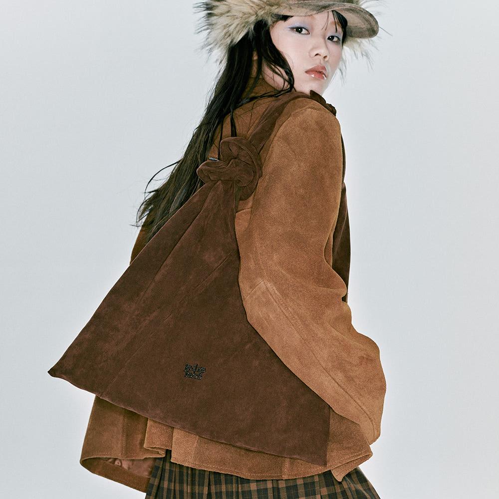 Scrunchie large hobo suede 스크런치 라지 호보 스웨이드 _4colors