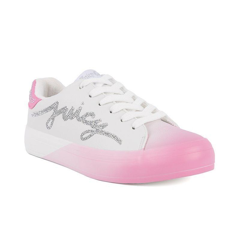 여성 엠보 스니커즈 Women's Auerlie Embellished Sneakers 19557684 White/Pink