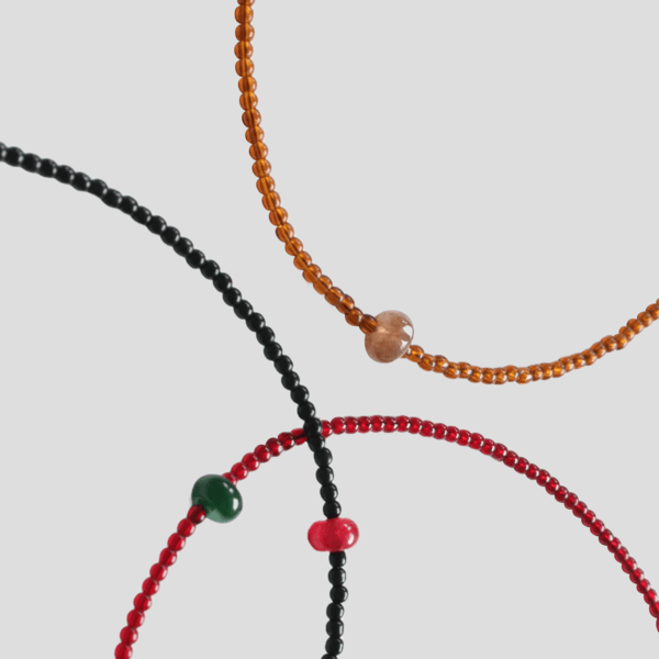 oriental beads necklace ( 3 color )