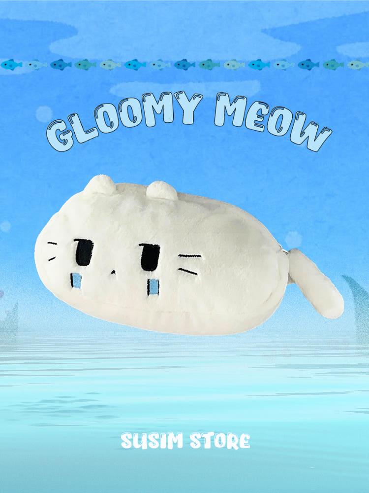 수심 Gloomy Meow Pencase 글루미 고양이 필통 펜케이스 파우치 유니크 선물