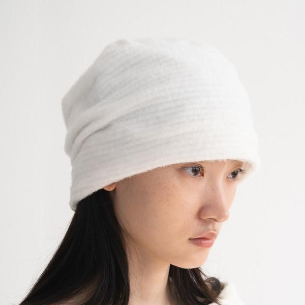 [11/6 출고 예정] Soft Wide Fur Beanie (White)