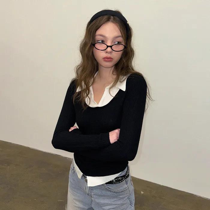 [29CM 단독] 벨롯 투톤 레이어 니트