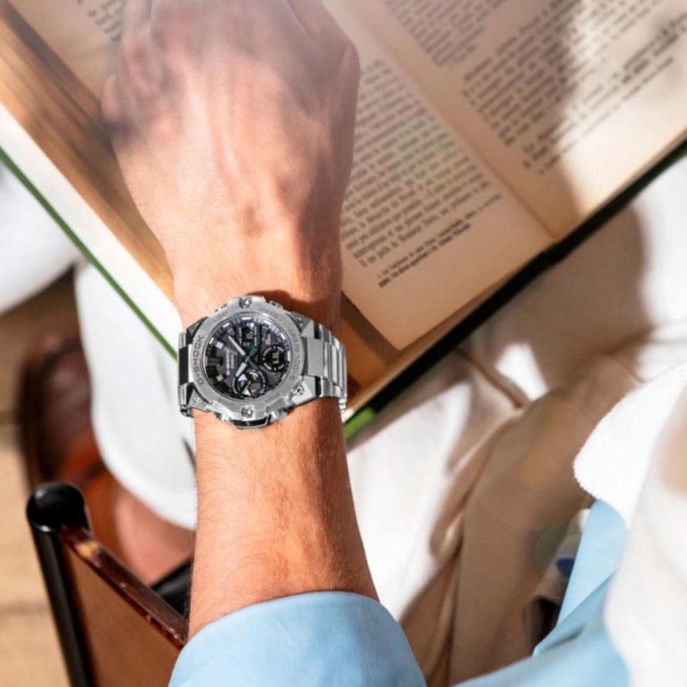 지샥 시계 지스틸 블루투스 풀메탈 GST-B400D-1ADR 보증서 쇼핑백풀박스