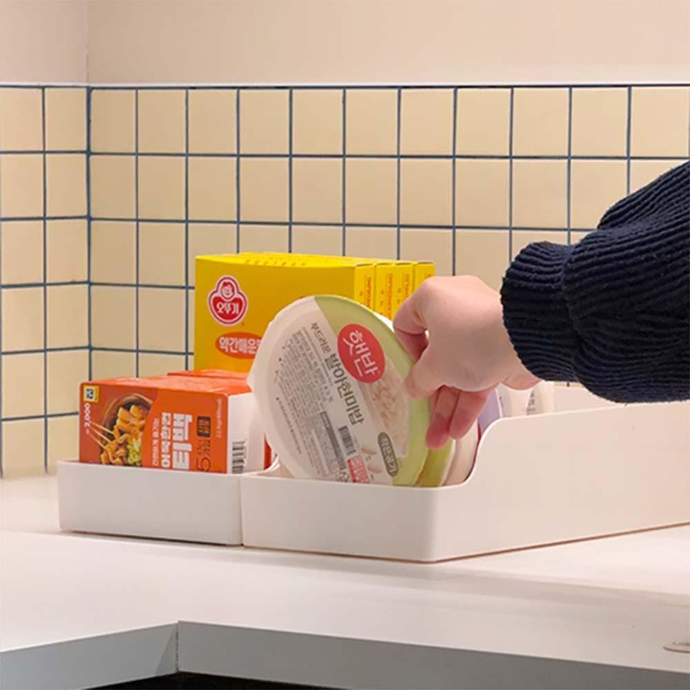 자동푸쉬 팬트리 정리함