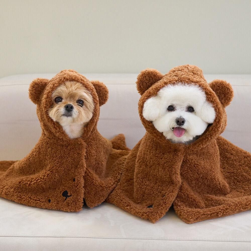 보리스 망토 담요 _ 브라운