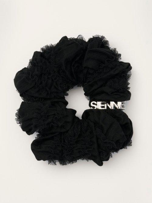 Metal Lace Scrunchy (Black)