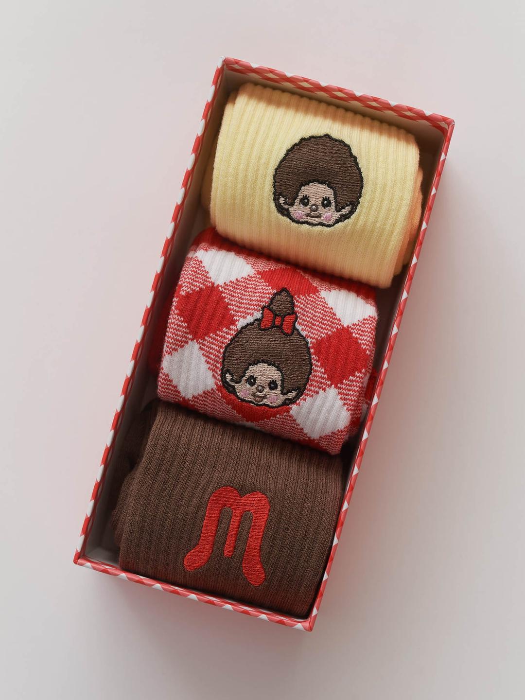 Monchhichi x Lazy Oaf Sock Pack - O/S